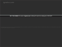 Tablet Screenshot of ignatov.com